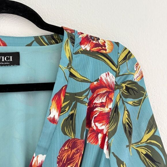 VICI Floral Print Long Sleeve Maxi Dress with belt as seen on Real Housewives XS - Picture 5 of 16